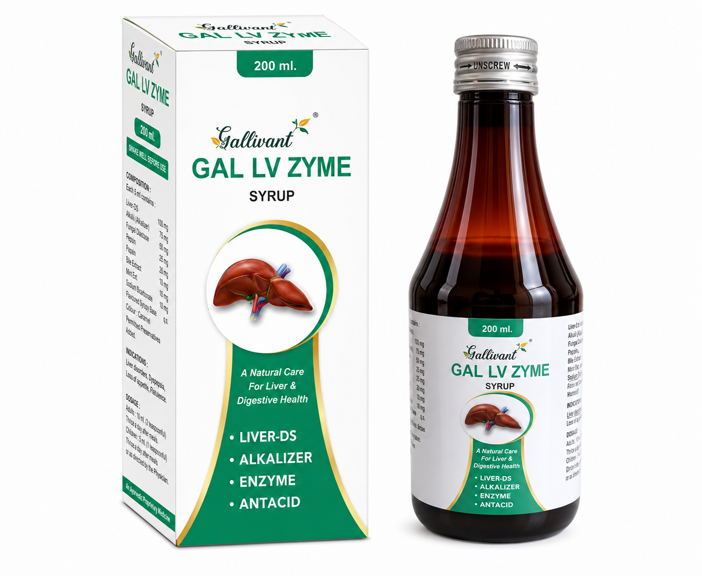 GAL LIV ZYME SYRUP